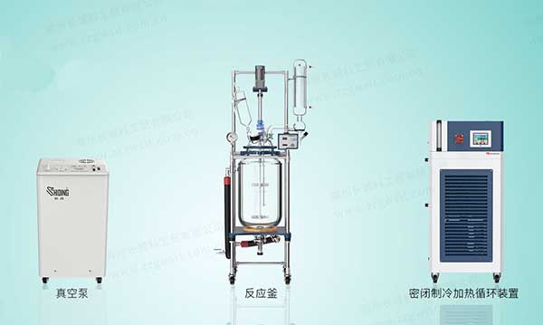 夾套式玻璃反應釜推薦組合裝置